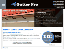 Tablet Screenshot of gutterproct.com